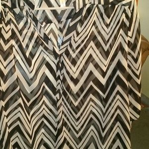 Chevron Sheer Tunic